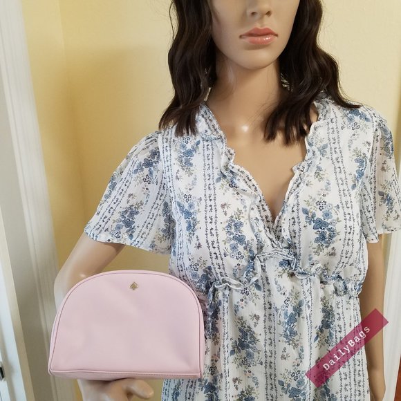 SERENDIPITY PINK MEDIUM DOME COSMETIC KATE SPADE - Picture 6 of 14